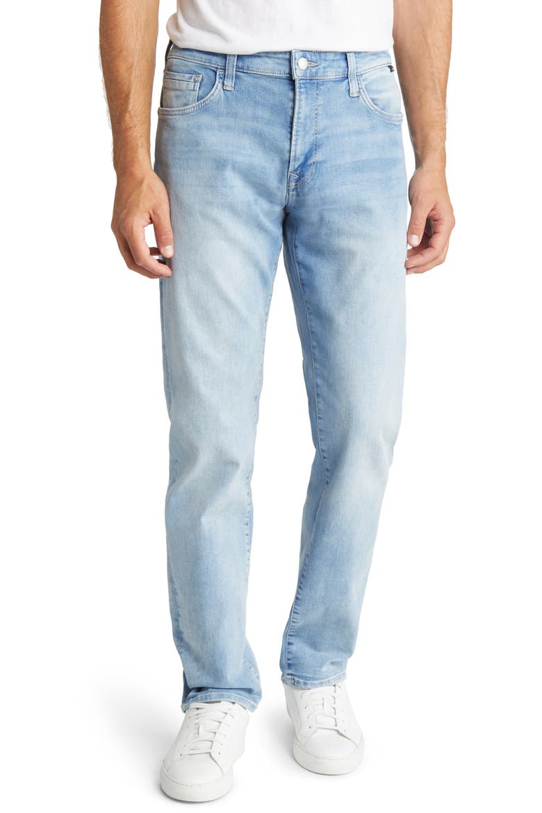 Zach Straight Leg Jeans, Main, color, T FOGGY FEATHER BLUE