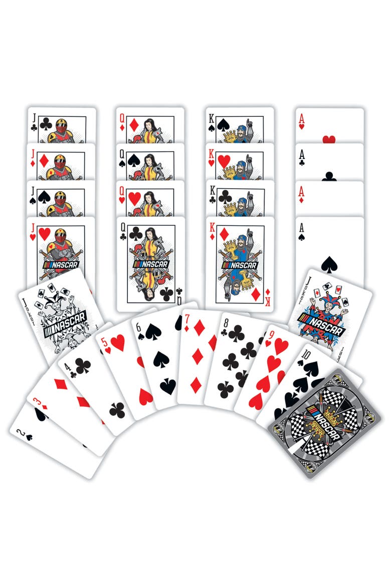 NASCAR Playing Cards, Alternate, color, Multicolor