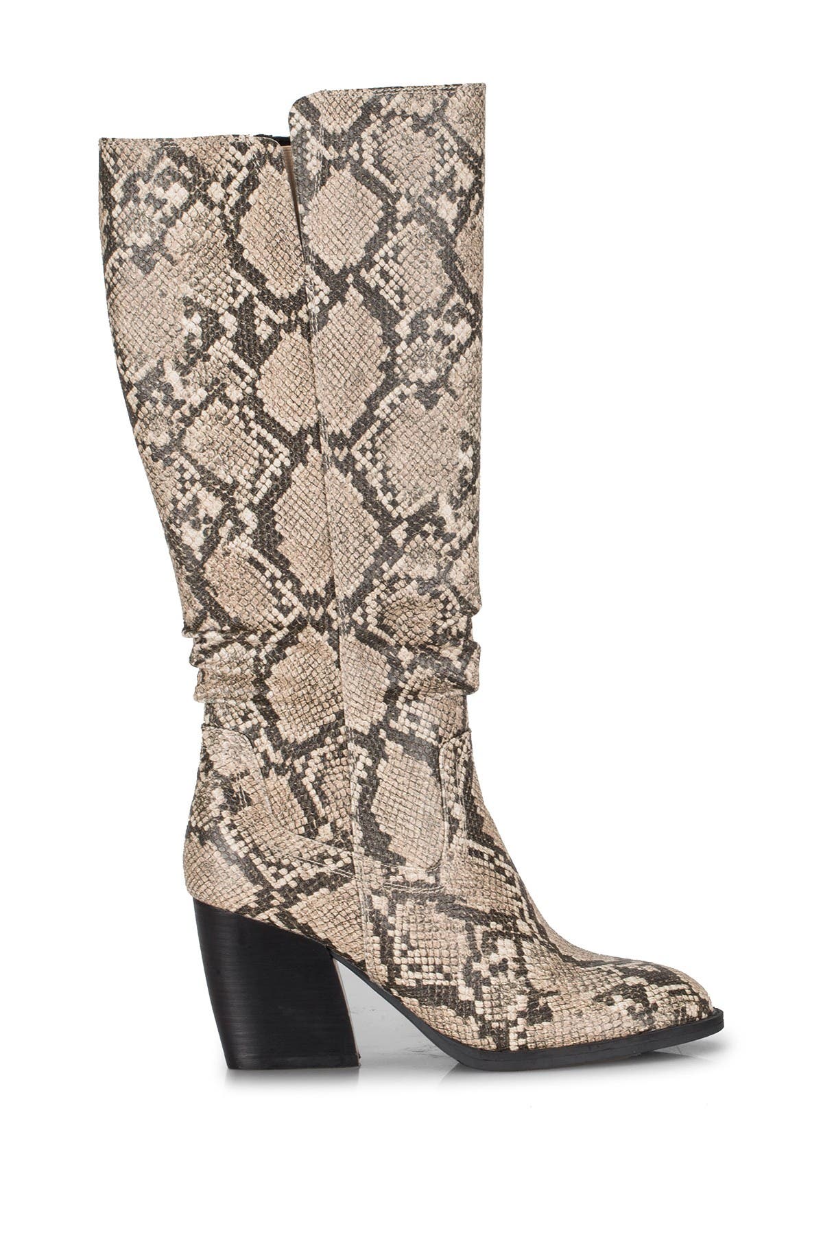 BARETRAPS Lilly Tall Snakeskin Embossed Boot, Alternate, color, Natural