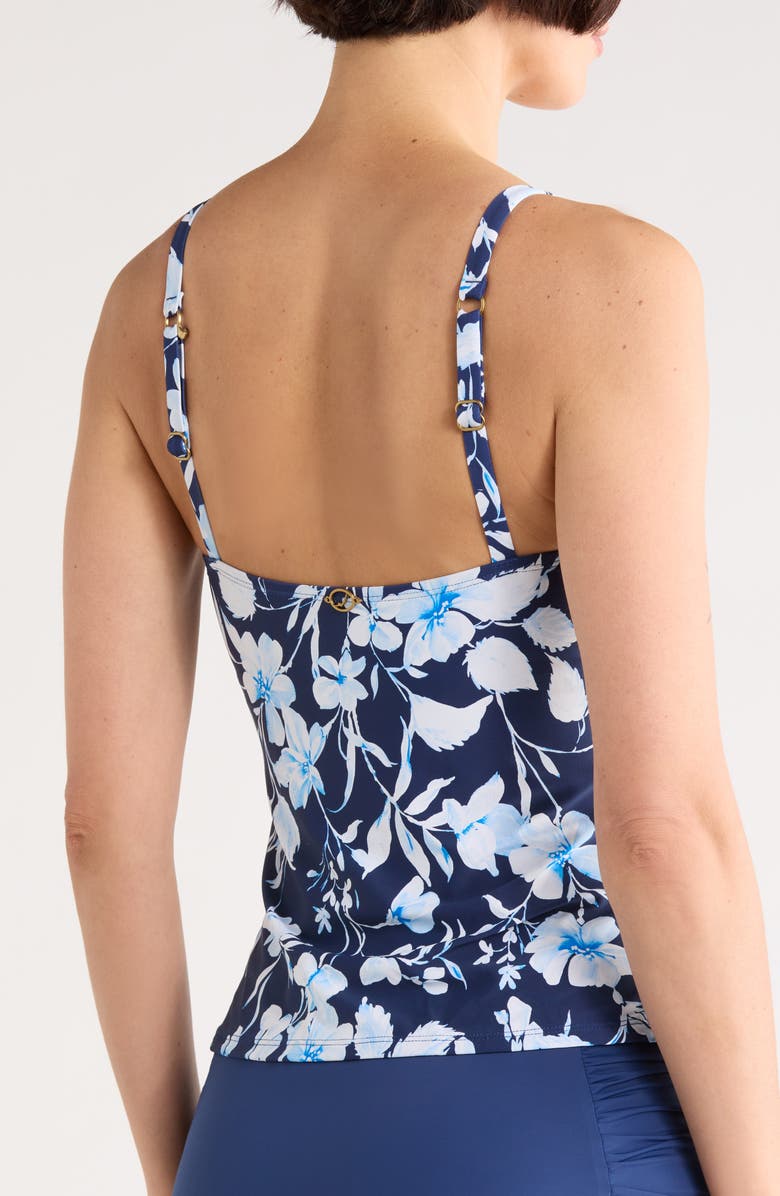 JANTZEN Eden Cami Tankini Top, Alternate, color, Pantheon Blue