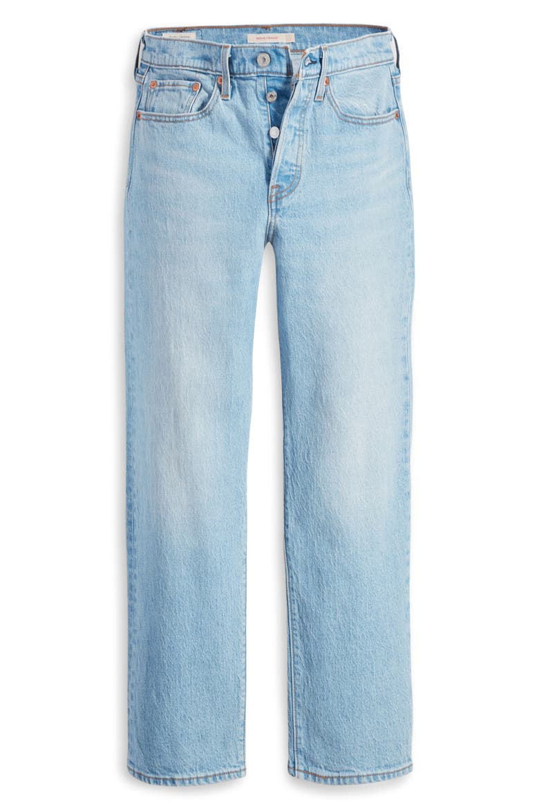 Wedgie High Waist Straight Leg Jeans, Alternate, color, FULLY BAKED