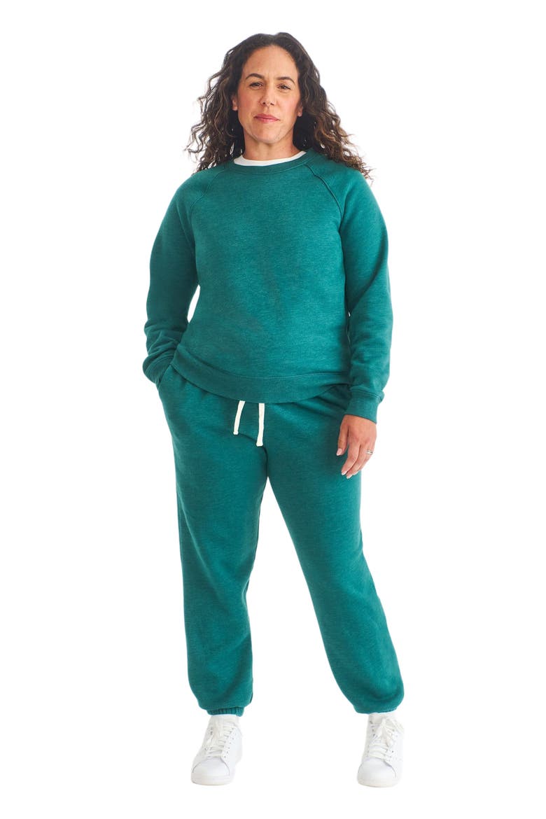 Women's Fit Cozy Fleece Sweatpant, Main, color, Heather Spruce