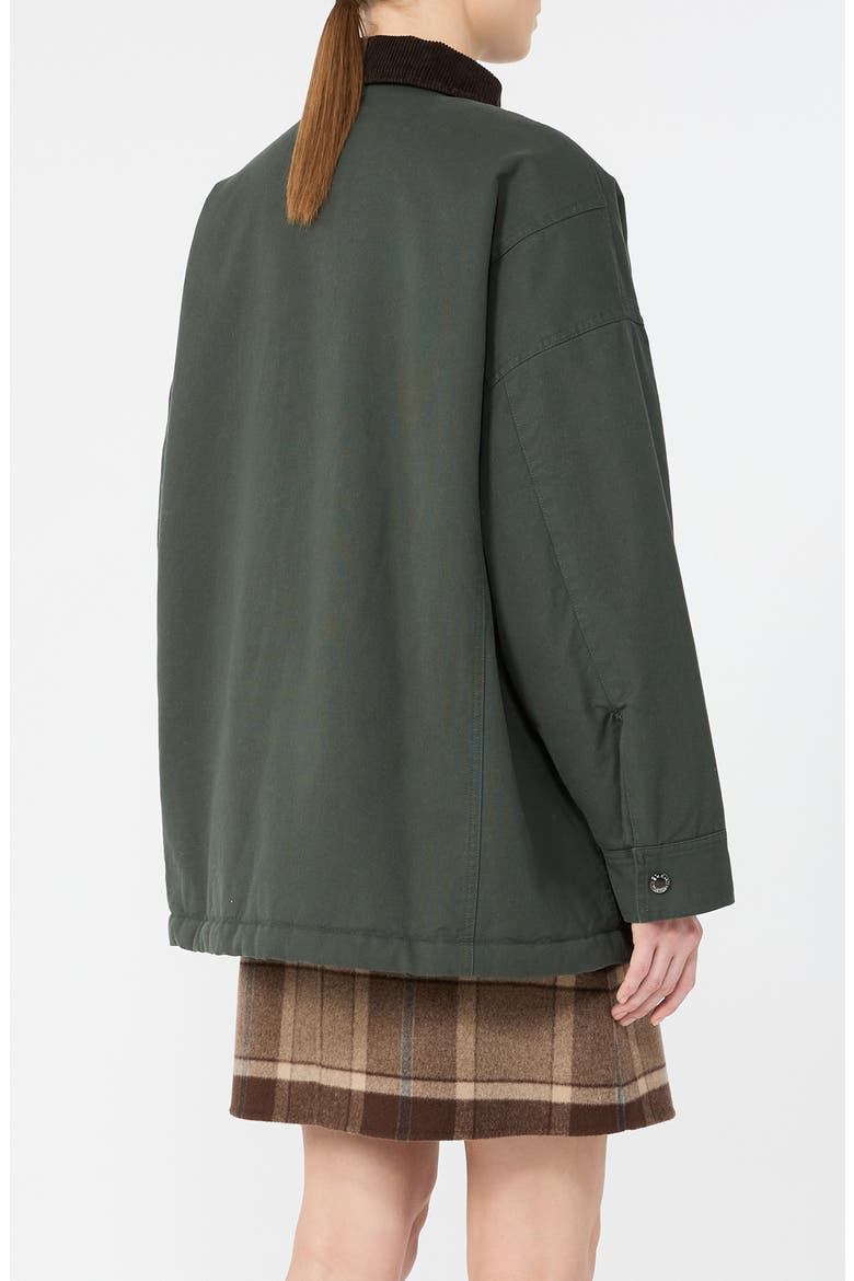 Pecora Cotton Utility Coat, Alternate, color, DARK GREEN