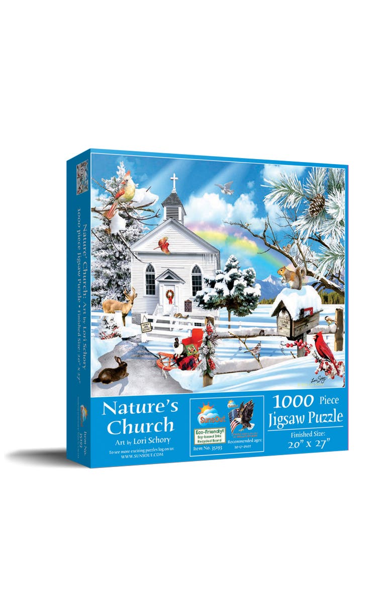 Sunsout Nature's Church 1000 piece Jigsaw Puzzle for Adults, Main, color, Multicolor