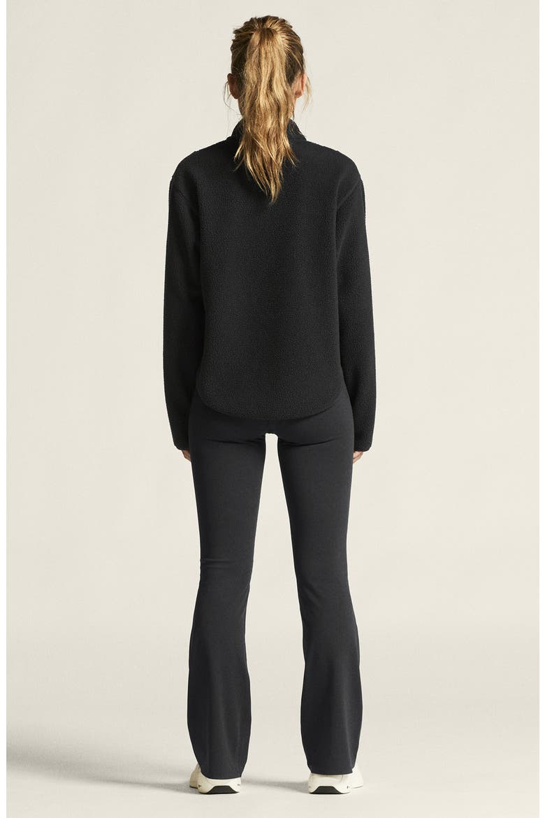 Join High Pile Fleece Half Zip Pullover, Alternate, color, BLACK
