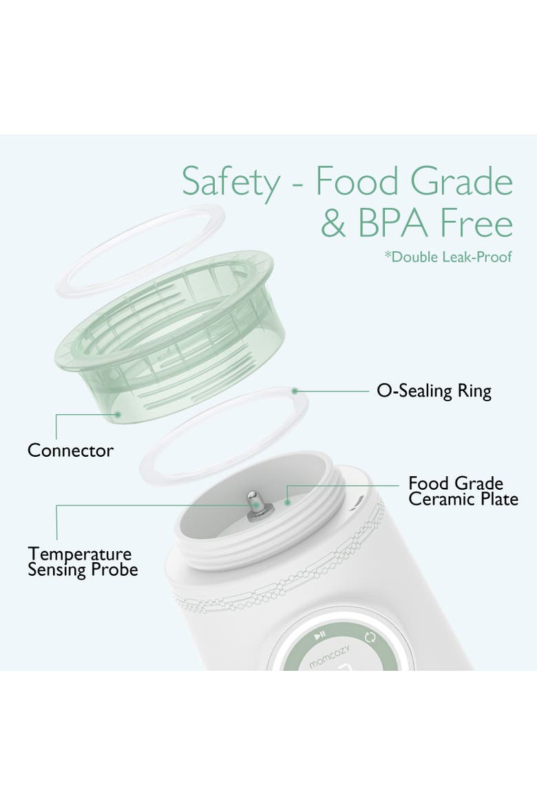 Portable Baby Bottle Warmer MW03, Alternate, color, White