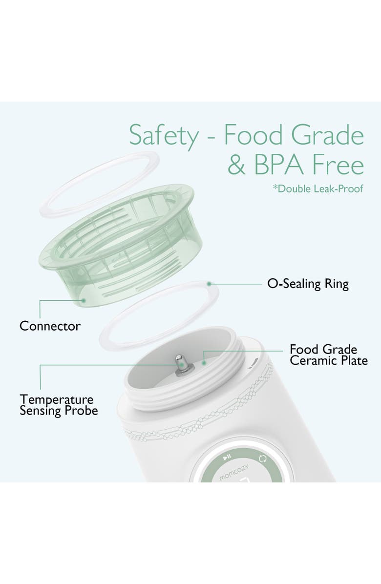 Momcozy Portable Baby Bottle Warmer MW03, Alternate, color, White