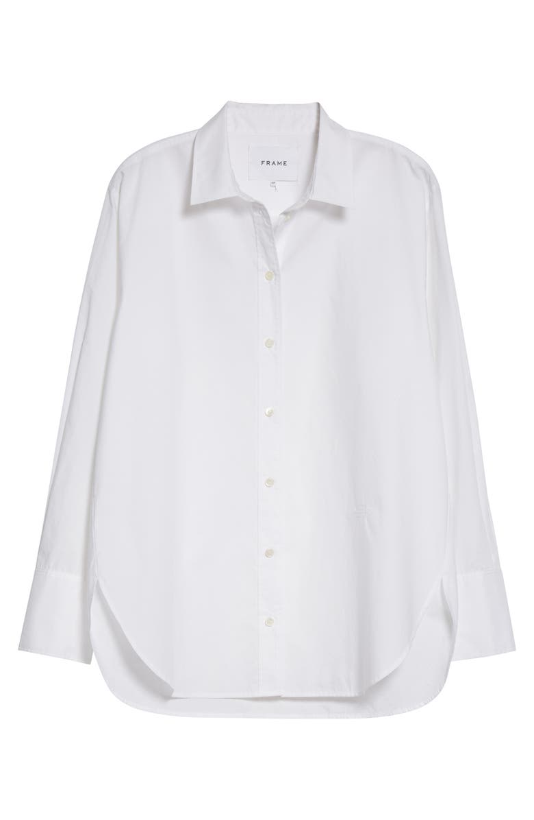 FRAME The Oversize Organic Cotton Button-Up Shirt, Alternate, color,