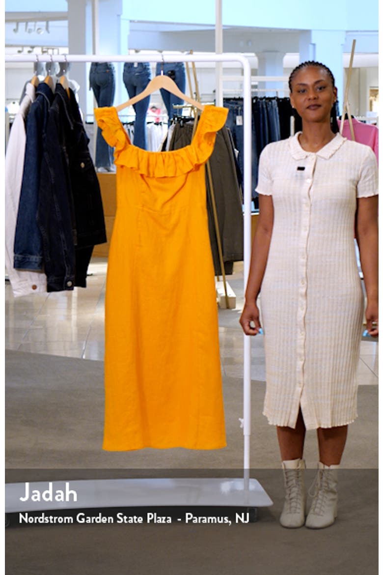 Ruffle Linen Dress video