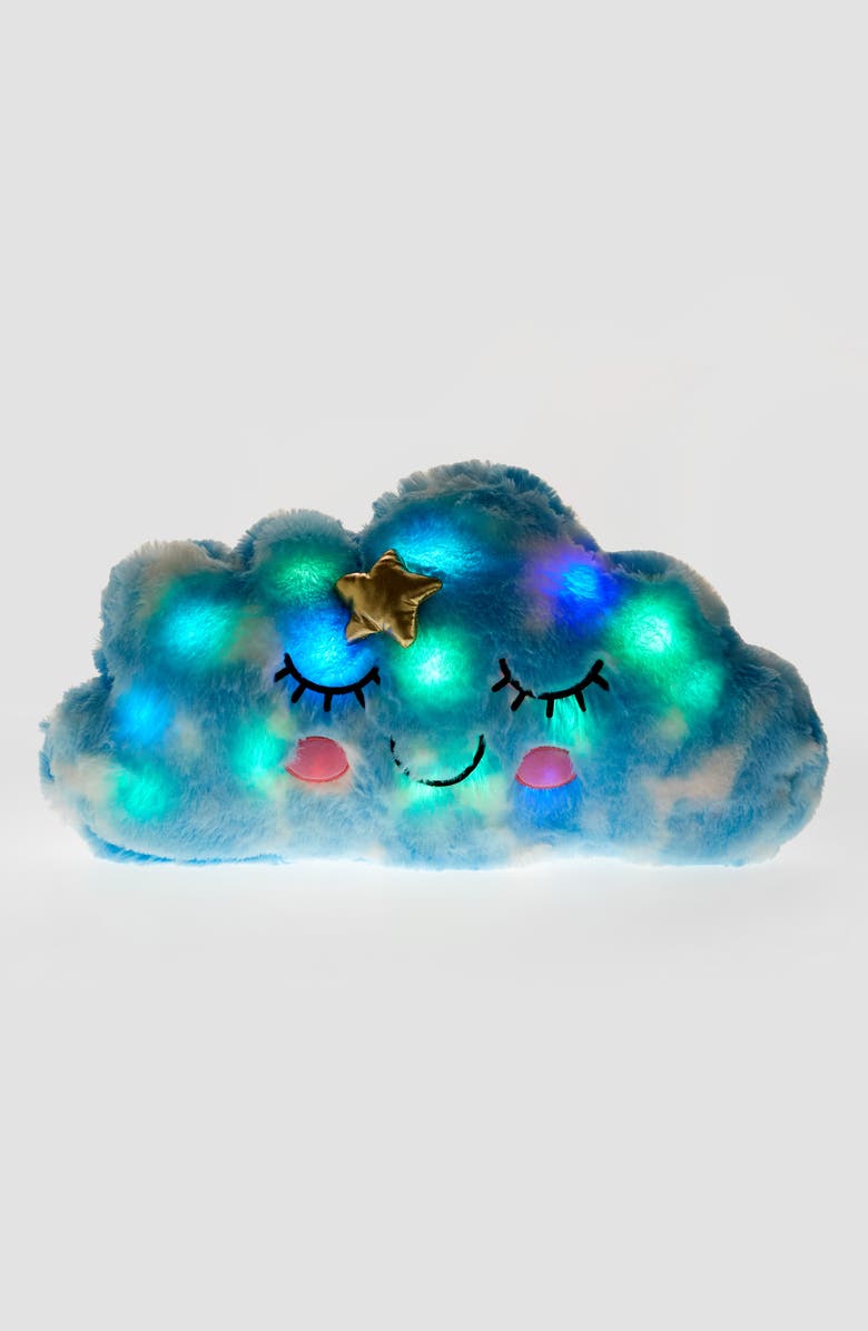 Iscream Sleepy Cloud Light-Up Pillow, Alternate, color,