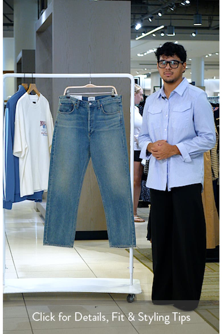 '90s Mid Rise Loose Straight Leg Jeans video