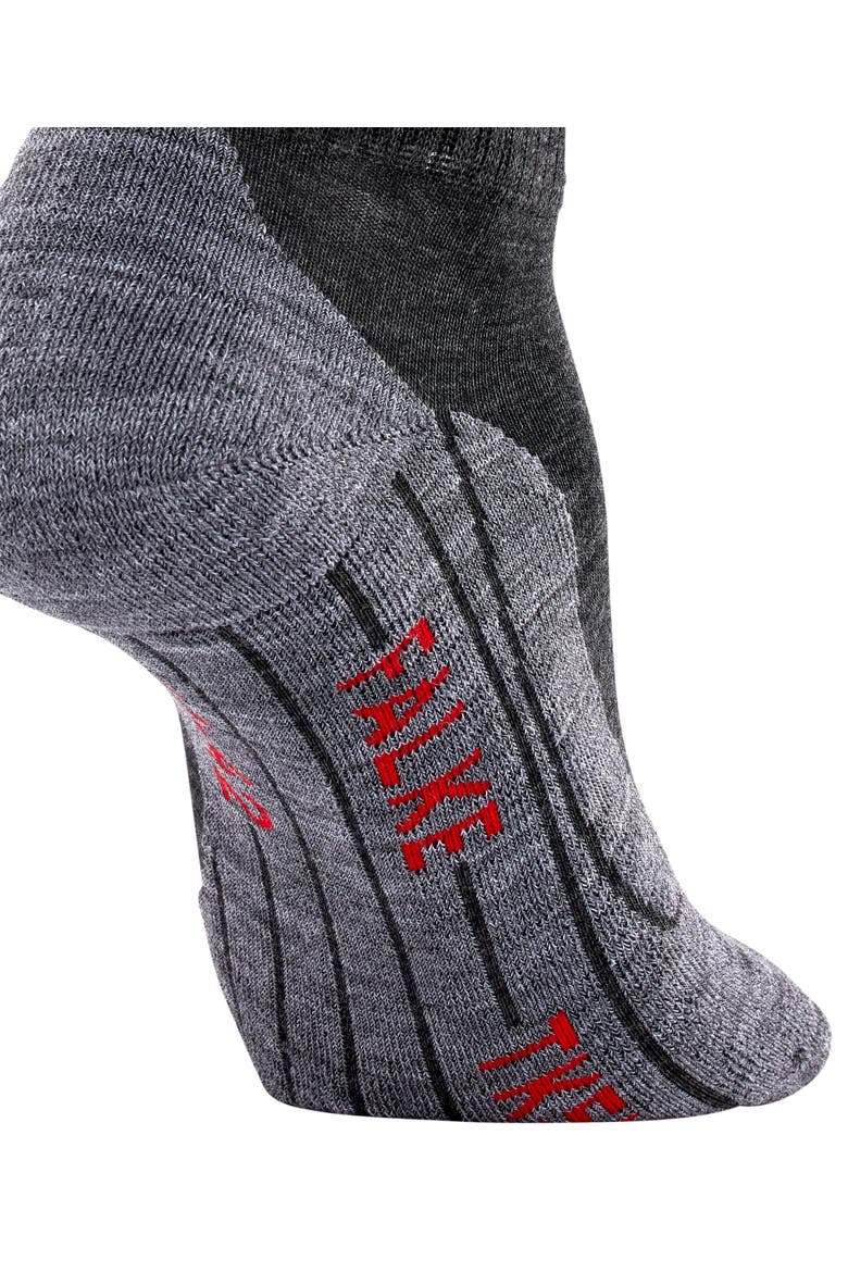 TK5 Wander Short Hiking Socks, Alternate, color, Asphalt Melange