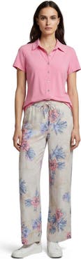 Lords of Harlech Exotic Floral Lillian Womens Wide-leg Pant