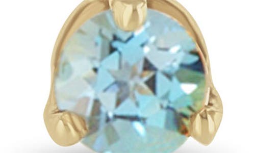Zoë Chicco 14k Gold Stone Stud Earrings In Gold