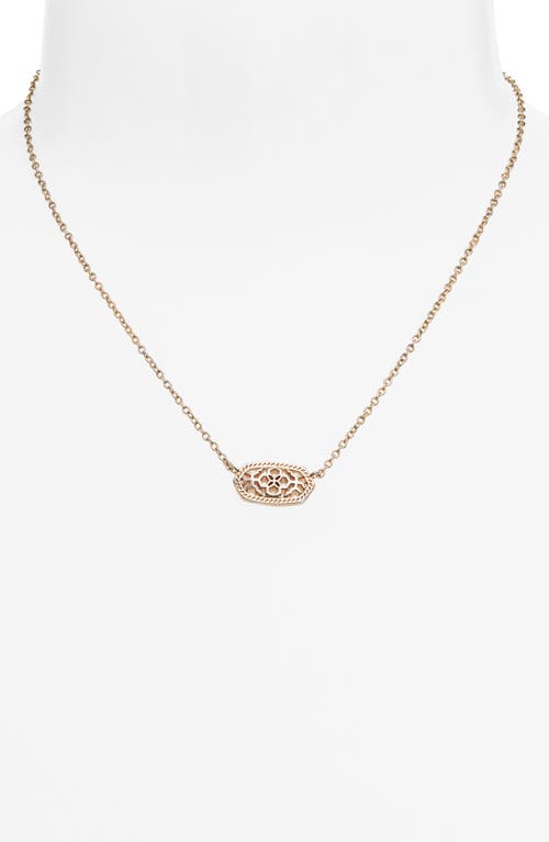 Kendra Scott Elisa Pendant Necklace In Gold