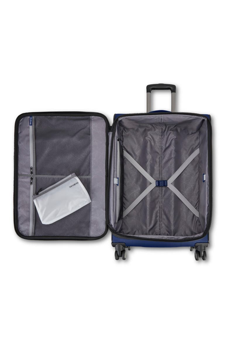 Ascella 4 Softside Expandable 29" Large Checked Spinner Luggage, Alternate, color, Dusk Purple