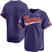 Nike Men's Nike Purple Clemson Tigers College Limited Baseball Jersey