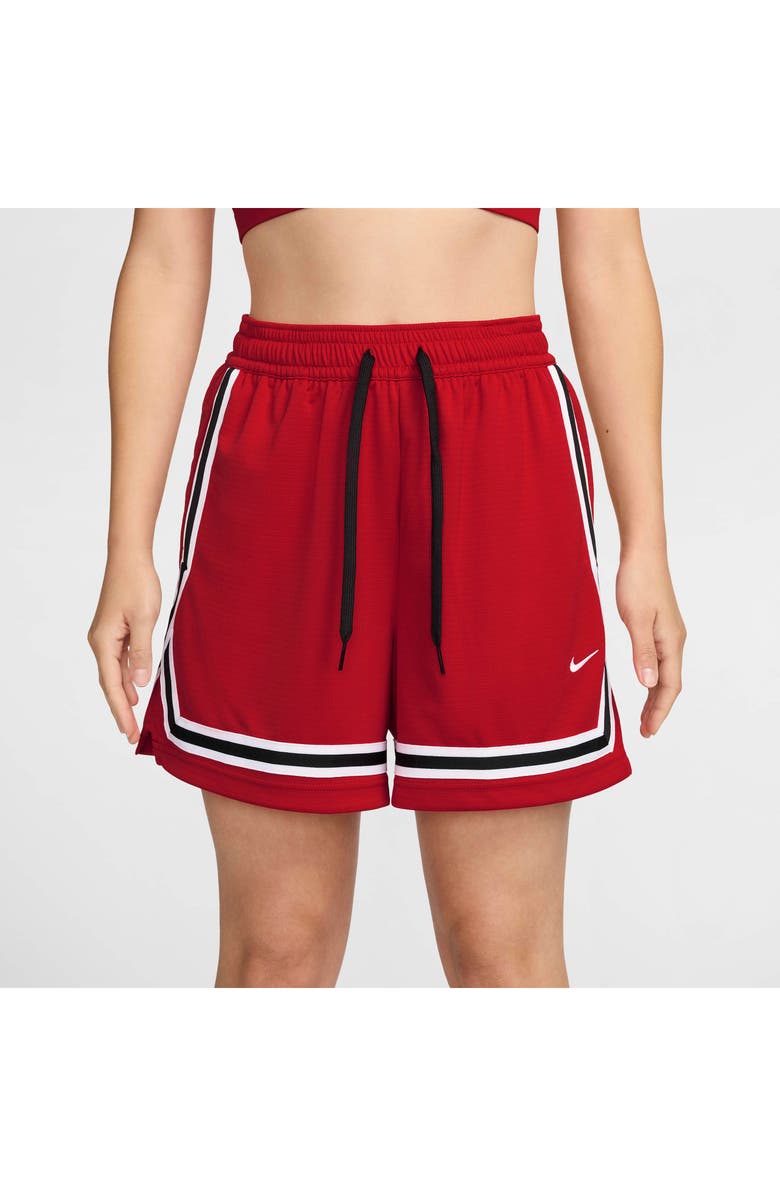 Nike Crossover Dri-FIT Performance Basketball Shorts, Alternate, color, University Red/ Black/ White