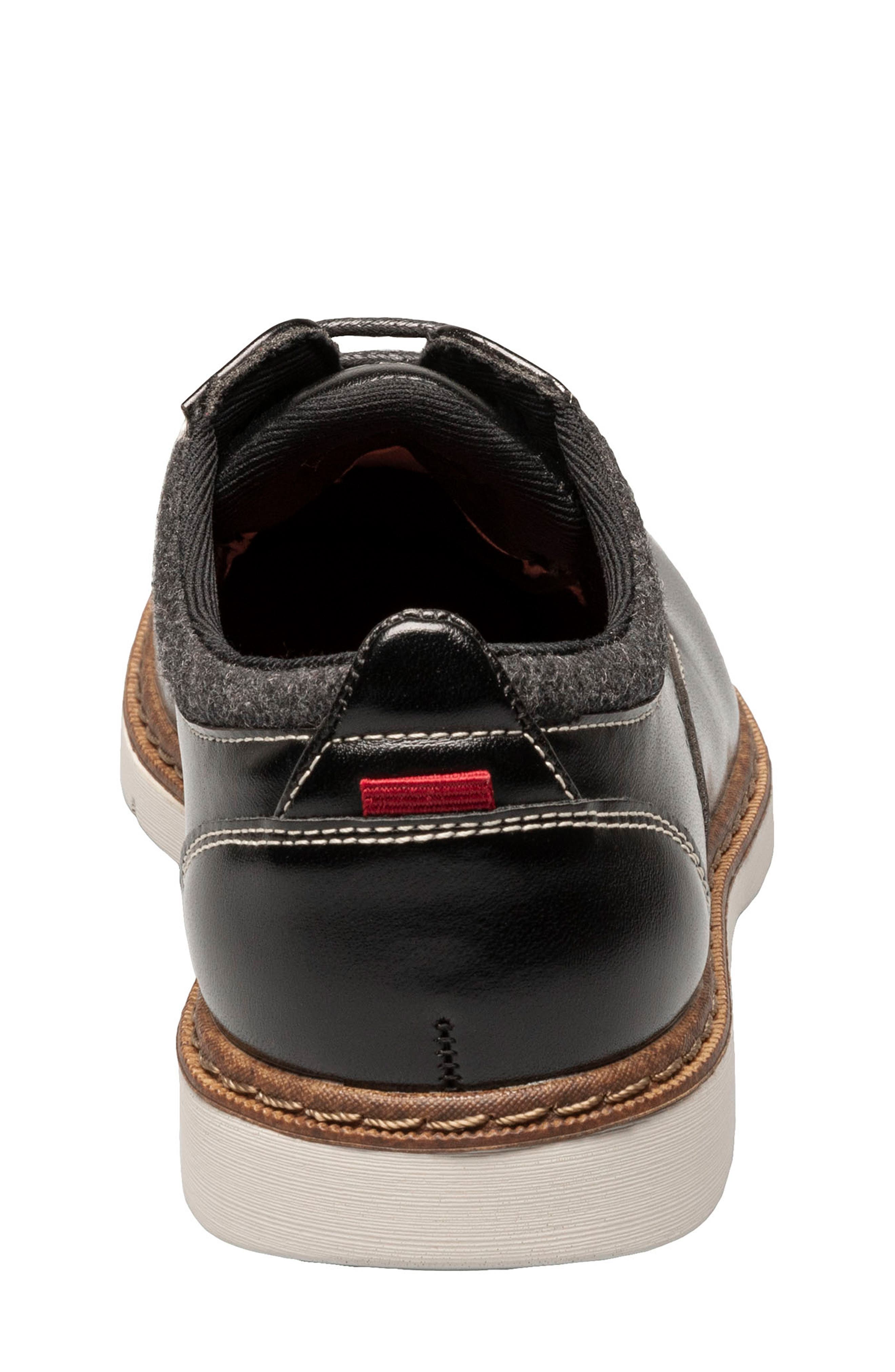 Kids' Synergy Wingtip Faux Leather Shoe, Alternate, color, BLACK