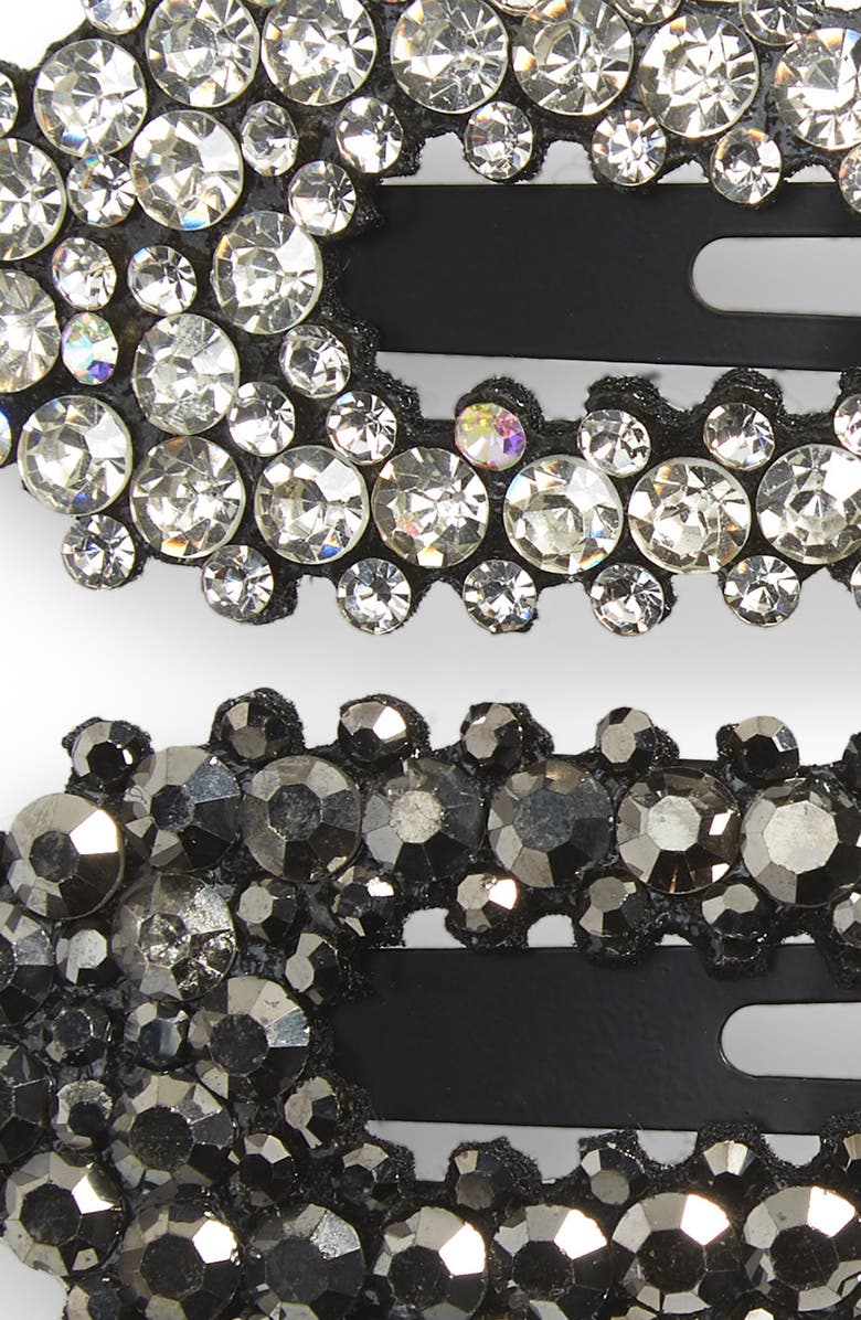 Tasha 2-Pack Crystal Hair Clips, Alternate, color,