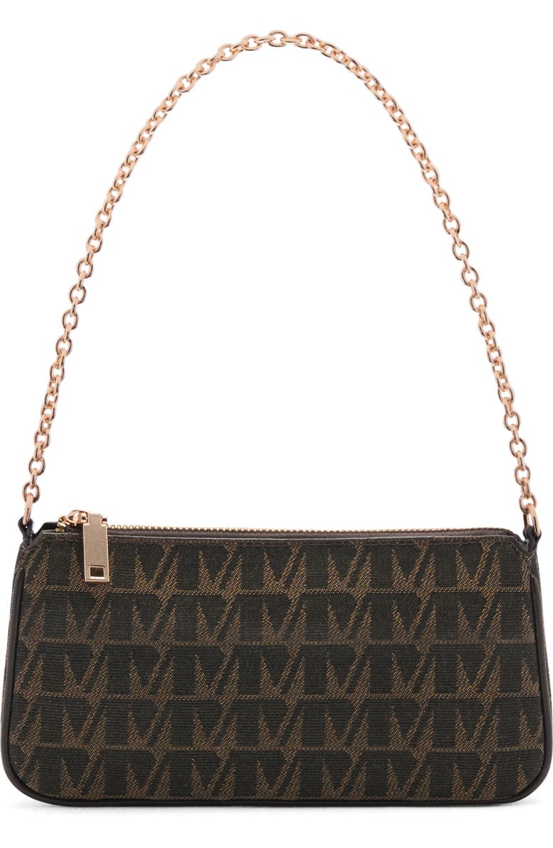 MANGO Monogram Jacquard Chain Shoulder Bag, Main, color,