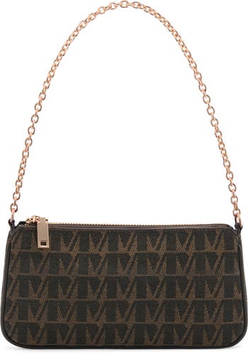★ ★ Women's CKJ Monogram Logo Jacquard Shoulder Monogram Logo Shoulder Bag | Calvin Klein