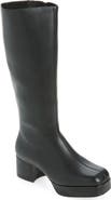 Jeffrey Campbell Capacity Faux Leather Knee High Boot