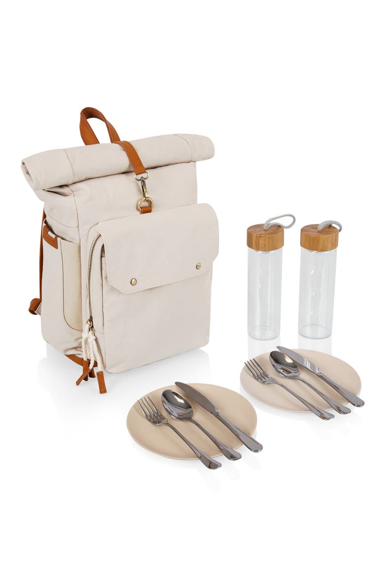 Carmel Picnic Backpack, Main, color, BEIGE