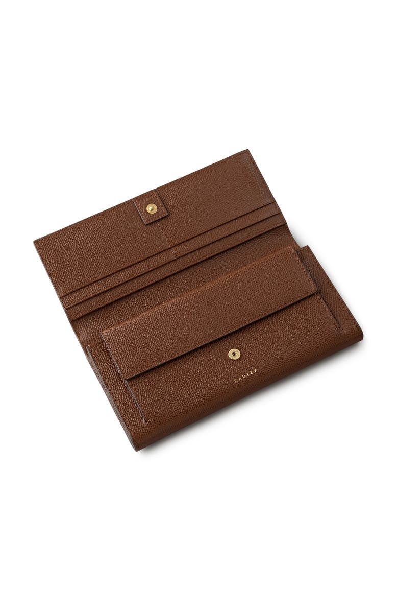 Radley Picton Place Large Flapover Wallet, Alternate, color, Chocolate