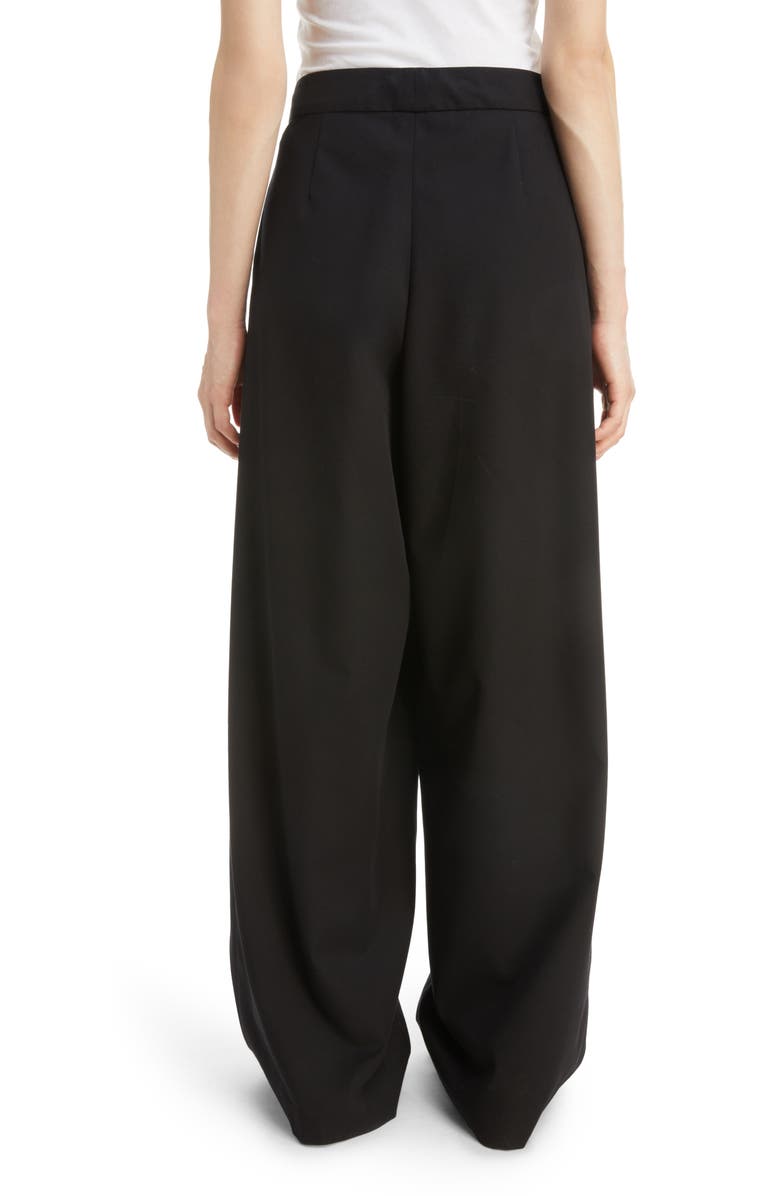 Dries Van Noten Podium Pleated Wide Leg Cotton Pants, Alternate, color,