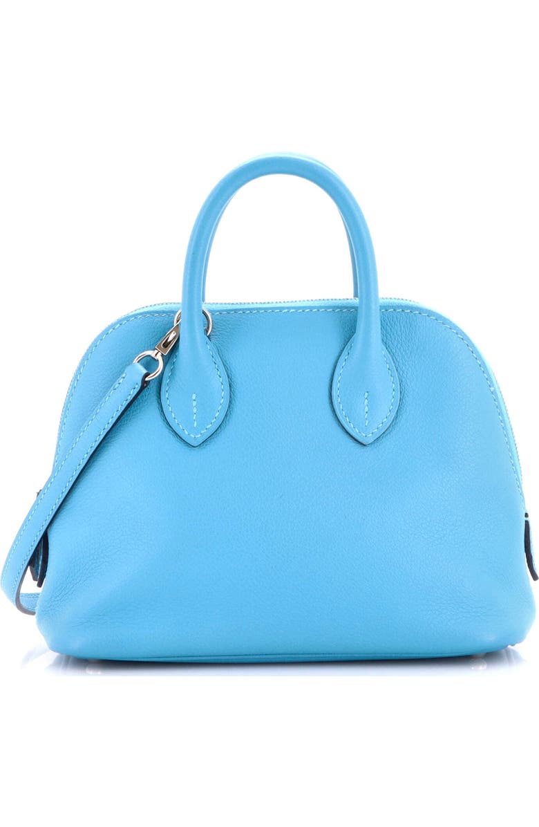 Pre-Owned Hermes Bolide 1923 Bag Evercolor Mini, Main, color, Bleu Du Nord