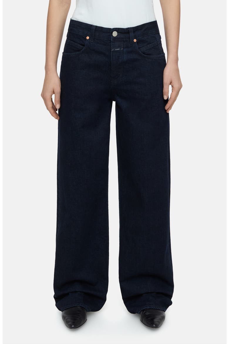 Nikka Wide Leg Jeans, Main, color, DARK BLUE