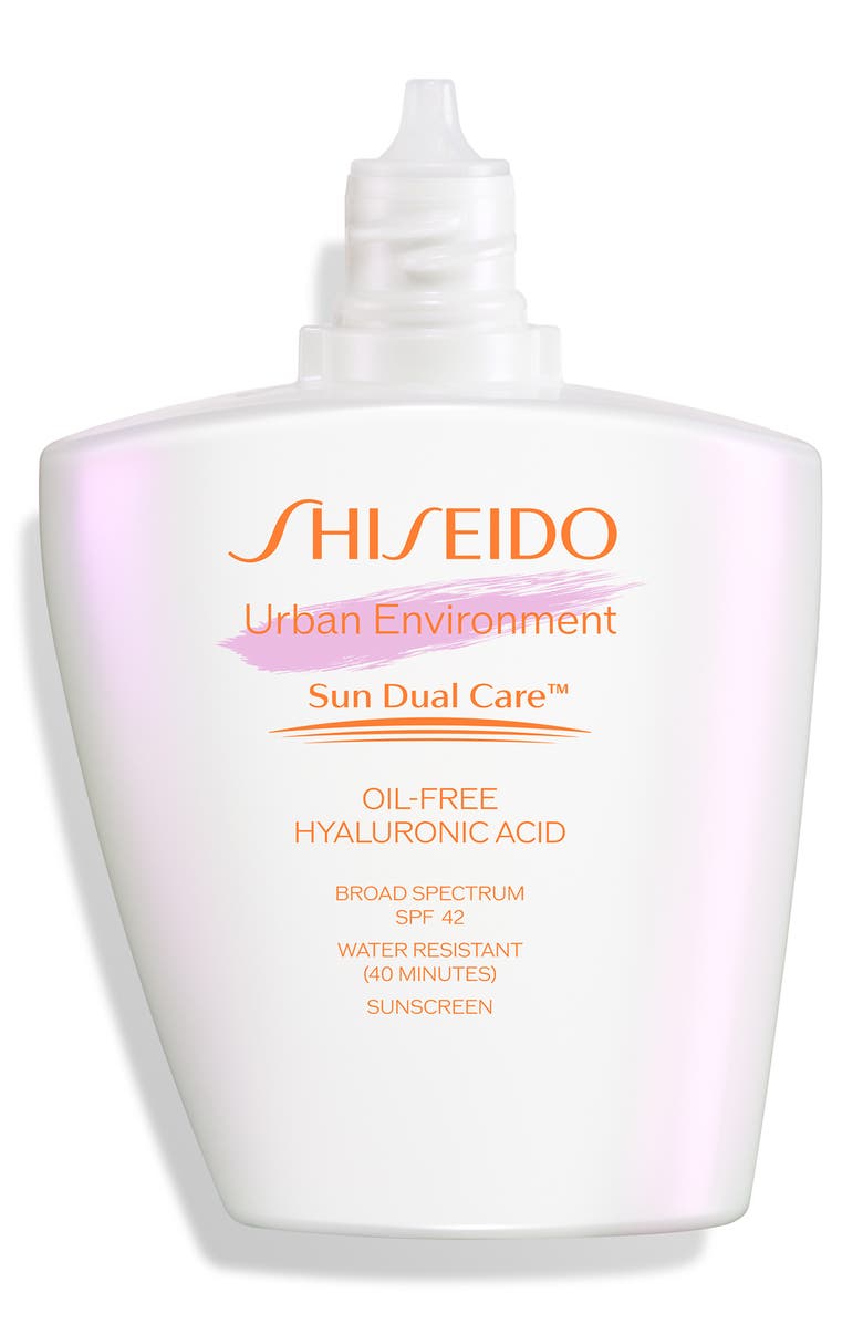 Shiseido Urban Environment Sun Dual Care<sup>™</sup> Oil-Free Broad Spectrum SPF 42 Sunscreen, Alternate, color, 