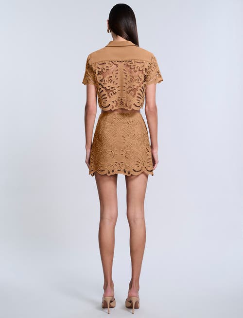 Bcbg Eyelet Mini Skirt