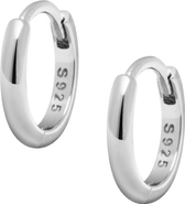 Nialaya Sterling Silver Hoop Earrings