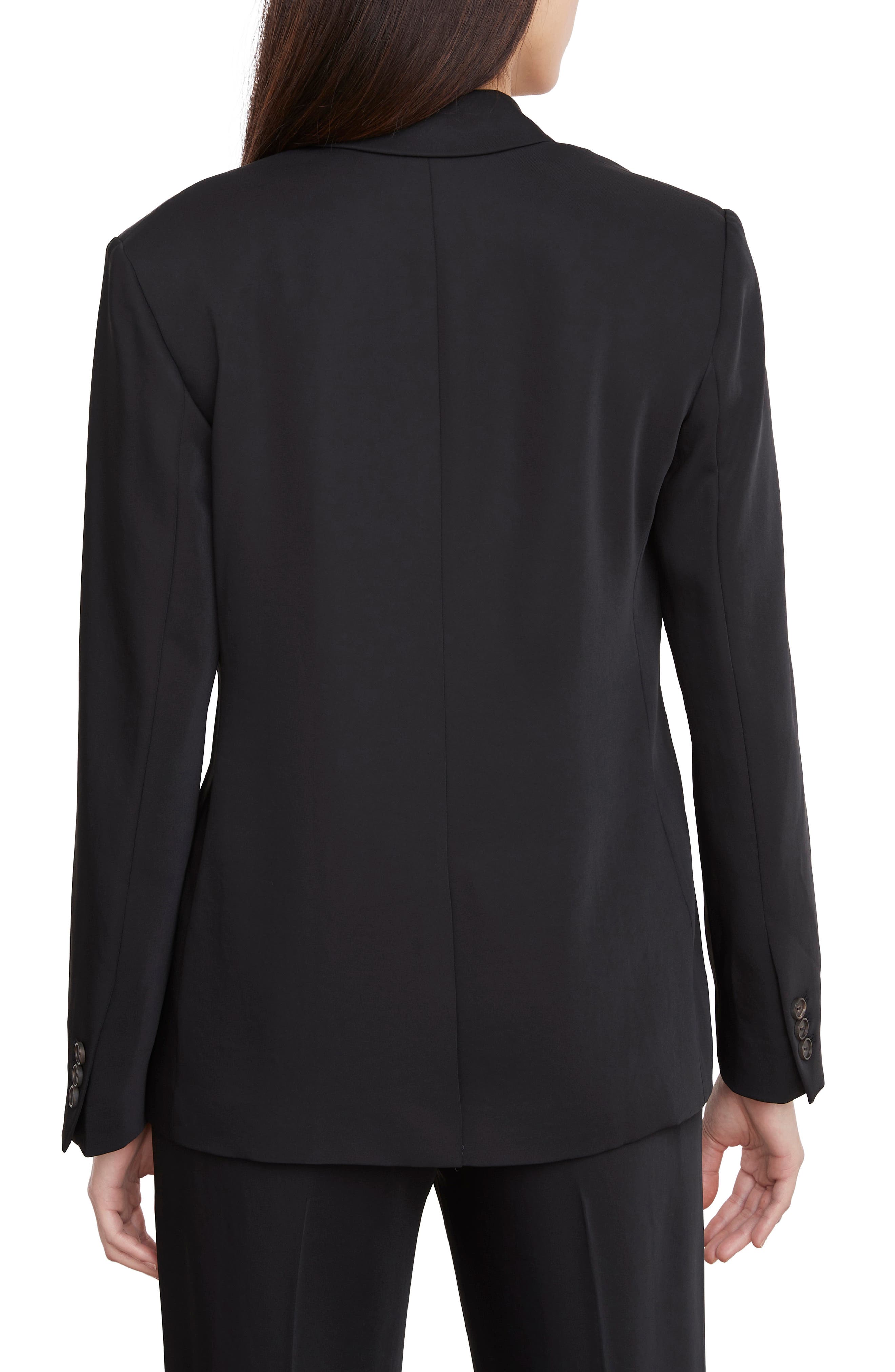 Double Breasted Crepe Blazer - image 2