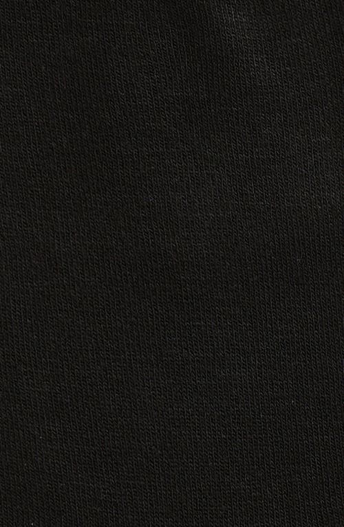 Nordstrom Lightweight Crew Socks In Black