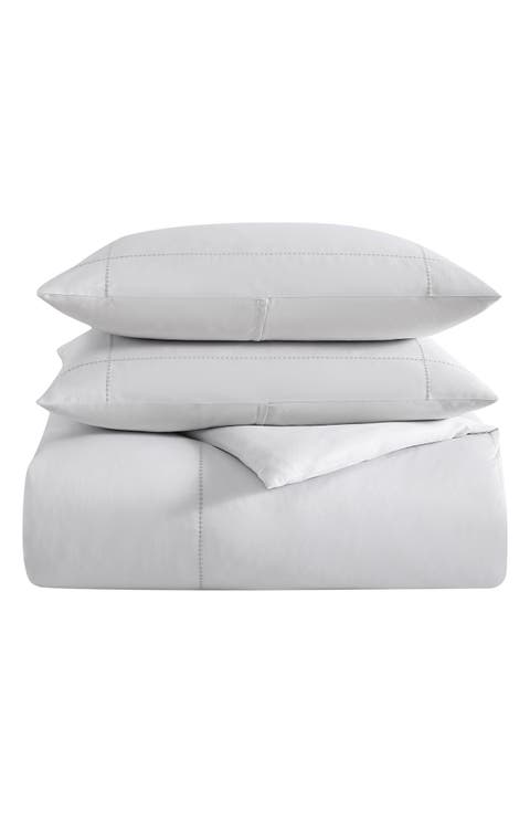 Simple Dot Cotton Sateen Duvet Cover Set