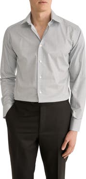 Eton Slim Fit Micro Print Cotton Shirt