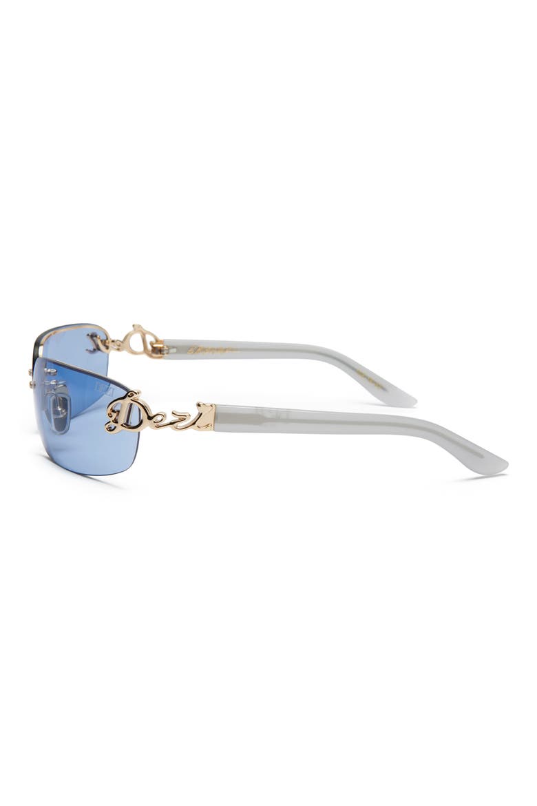 Bby Grl 65mm Oval Sunglasses, Alternate, color, BABY BLUE