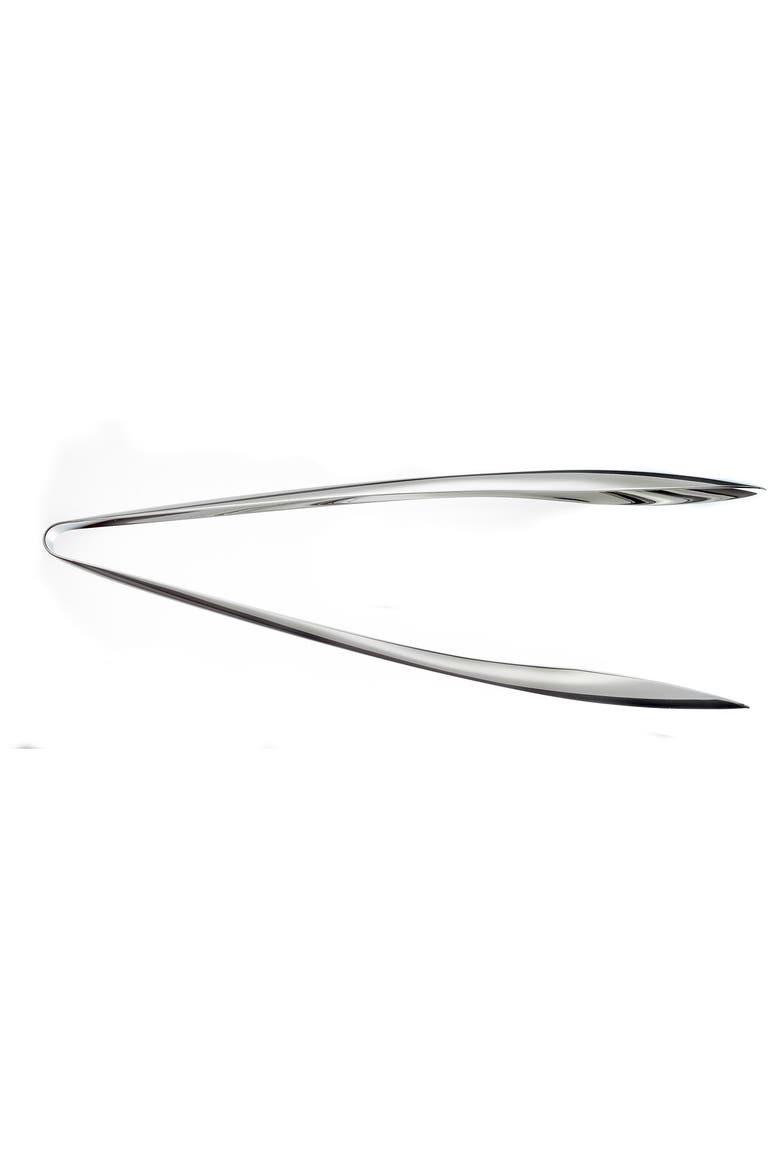 7 inch Tempo Ice Tongs, Stainless Steel, Main, color, Silver