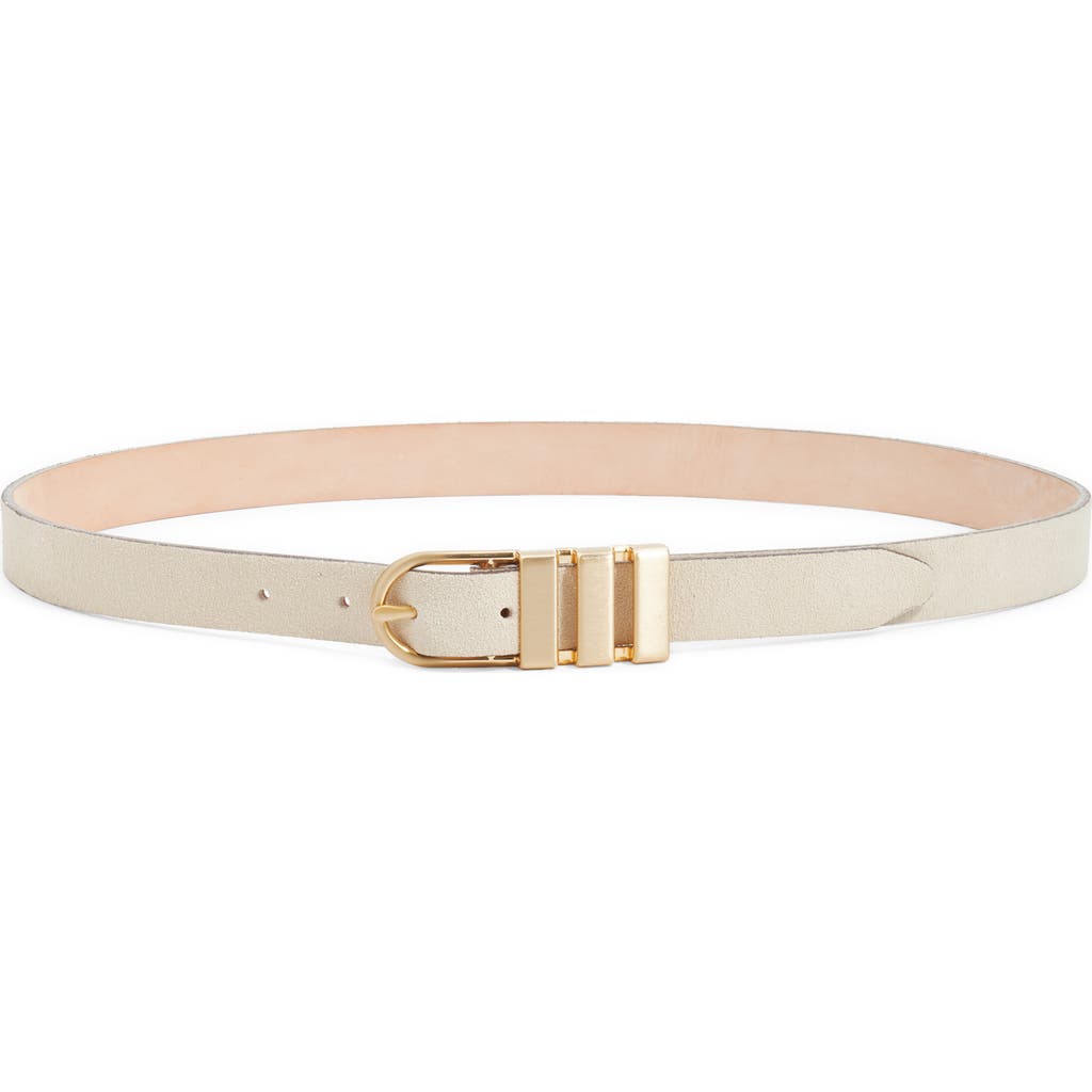 Rag & Bone Porto Suede Belt In Greige Suede