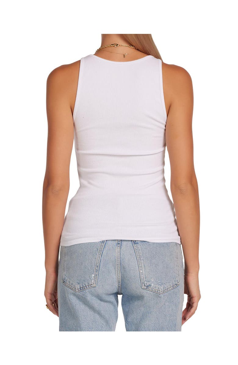 Lauren Moshi Esmerelda Lightning Tiger Tee, Alternate, color, White