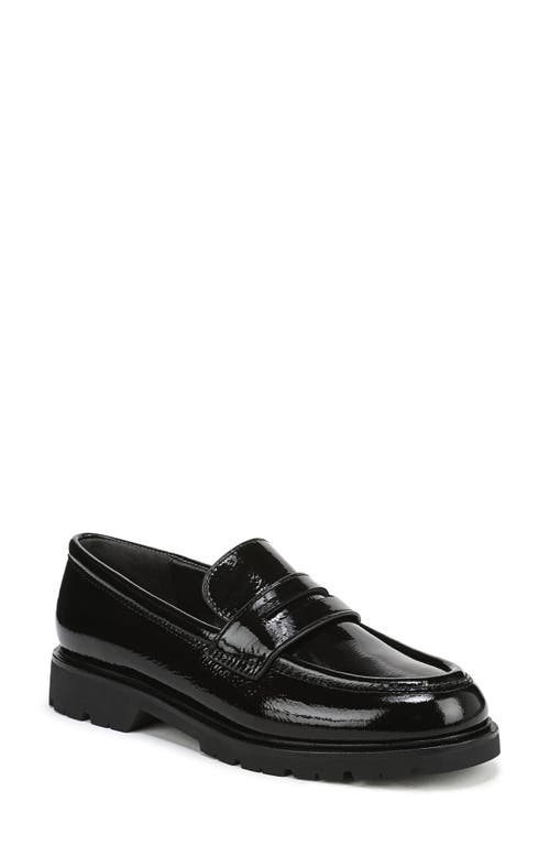 Vince Siena Lugged Penny Loafer In Black