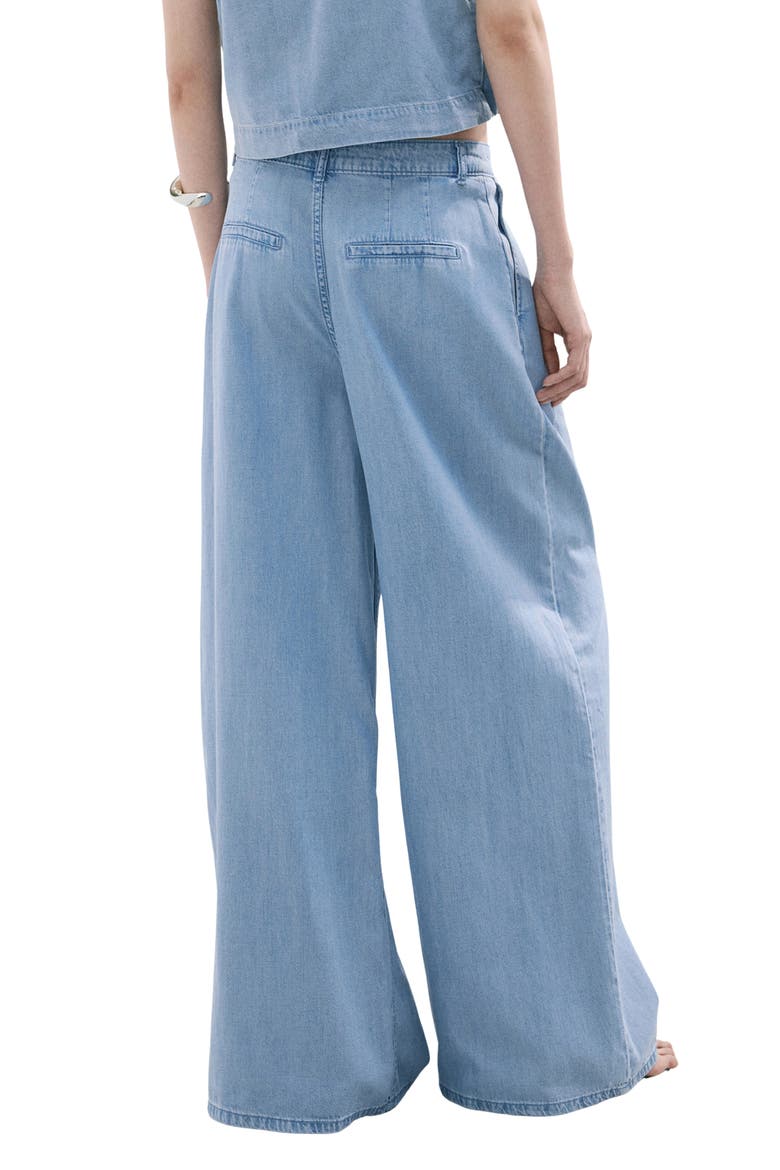 Wide Leg Trouser Jeans, Alternate, color, LIGHT BLUE