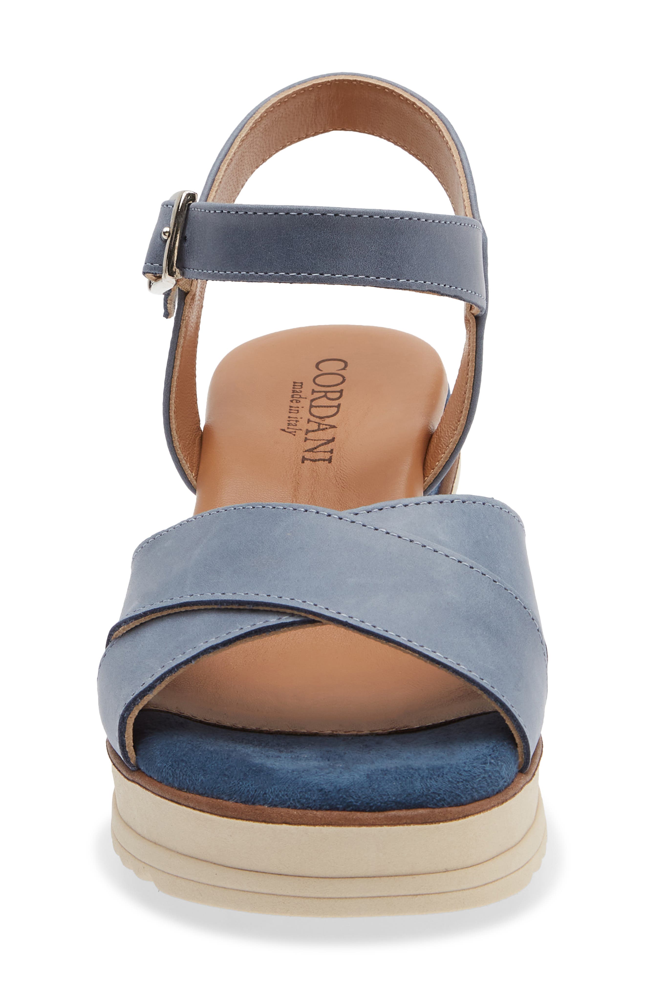 Arius Sandal, Alternate, color, BLUE LEATHER