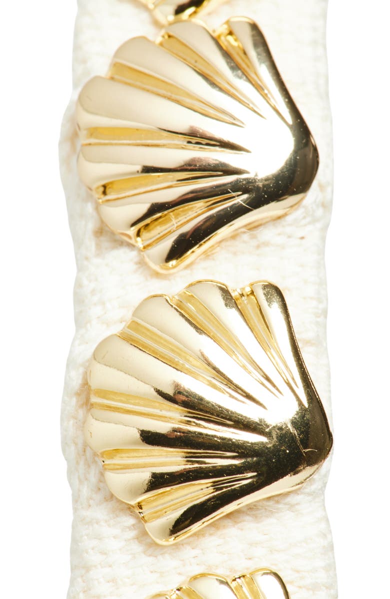 Lele Sadoughi Strand Slim Seashell Headband, Alternate, color,