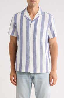 Nordstrom Linen Blend Camp Shirt