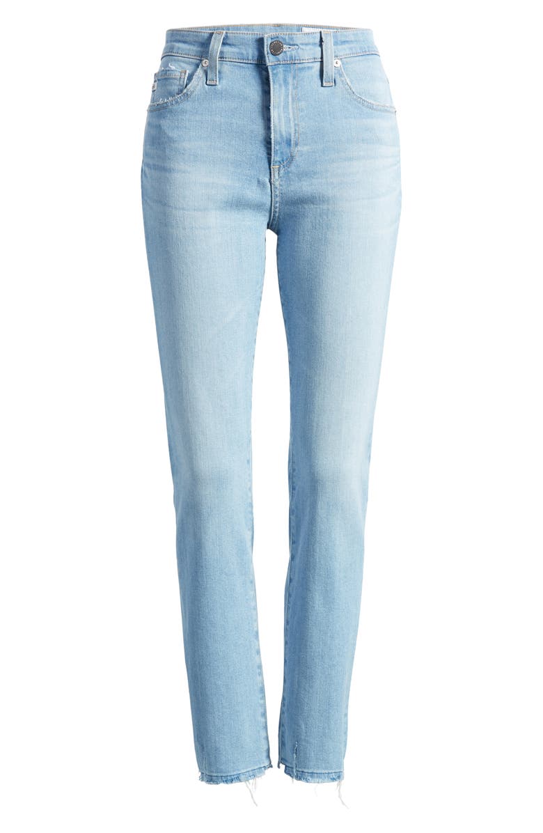 AG Mari High Waist Ankle Slim Jeans, Alternate, color, Sunlit