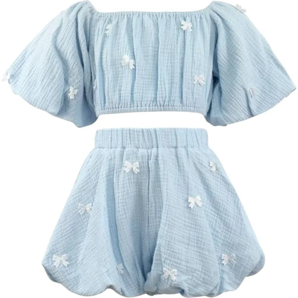 Lola + The Boys Pastel Hailey Bow Bubble Set